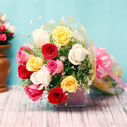 Lovely Red Posy